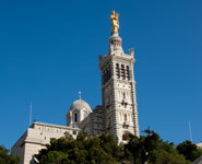 Marseille - Basilique Notre Dame de la Garde, city's top attraction