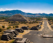 Mexico City, Teotihuacan, a mysterious ancient pyramid complex
