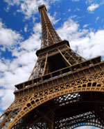 Paris - Eiffel Tower, most recognizable attraction of Paris
