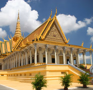 Phnom Penh, the Royal Palace - city's top attraction