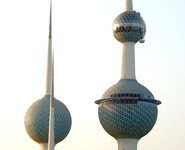 Kuwait - Kuwait Towers, city's top attraction